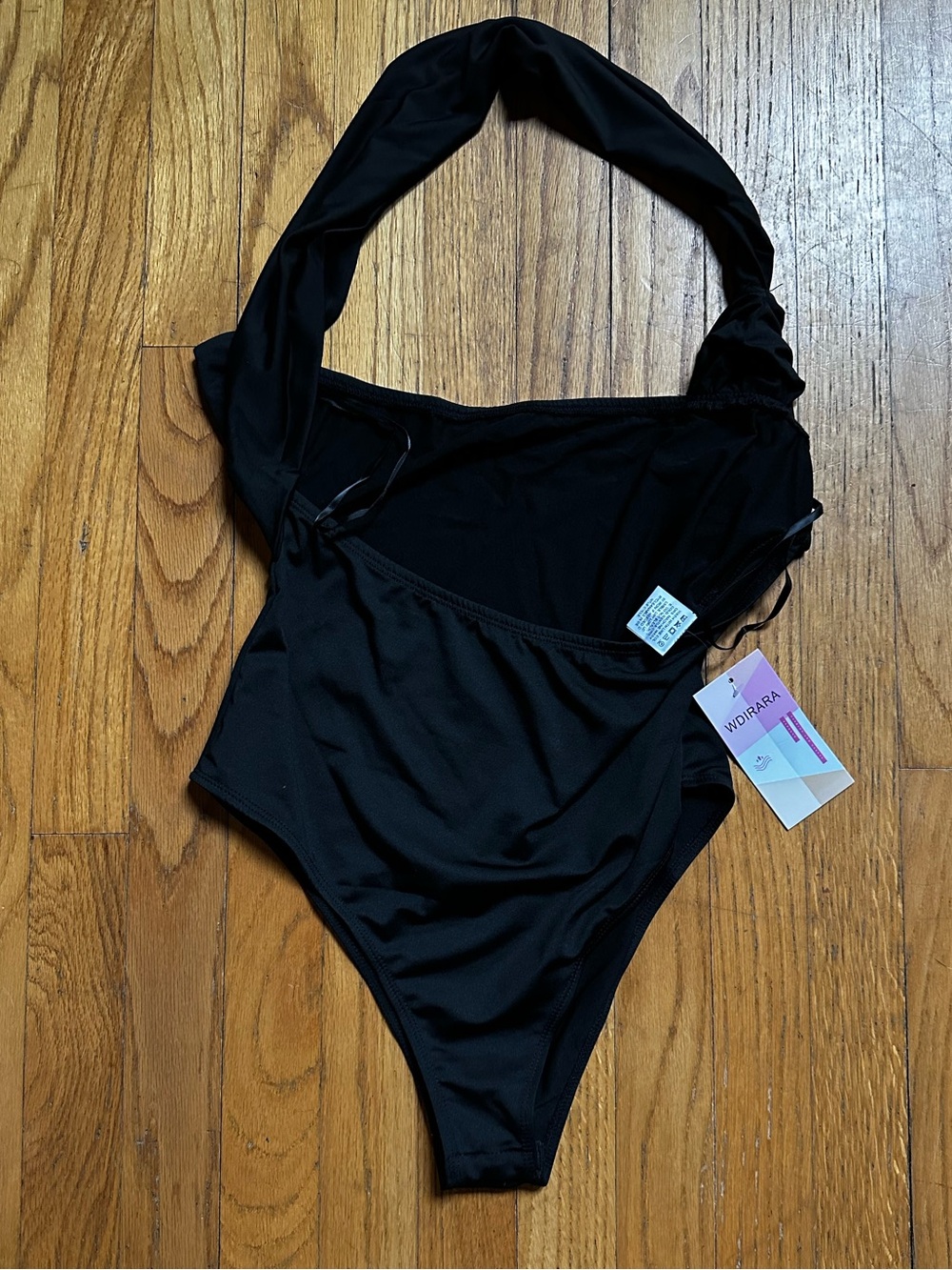 Black One-Piece Swimsuit